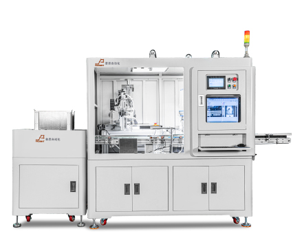 剃须刀装饰片自动组装机 全景视觉机器人装饰片贴装 自动锁螺丝机