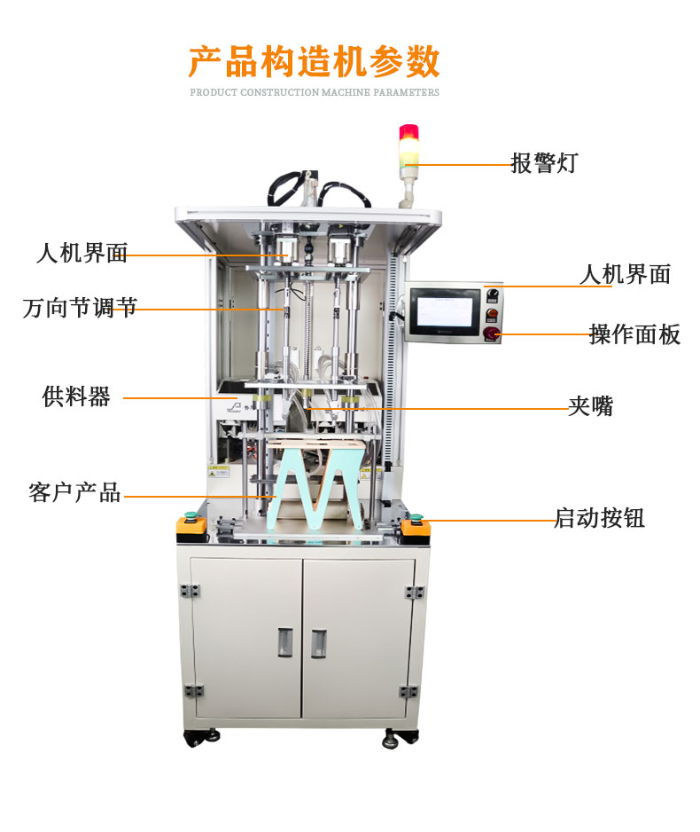 工艺品落地式自动锁螺丝机组件及参数