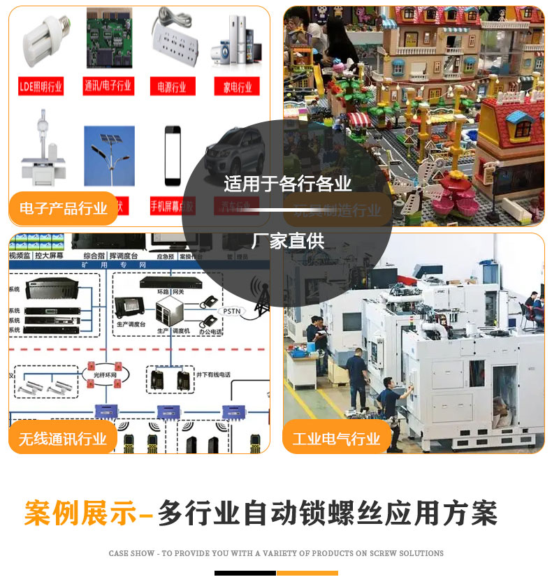 工艺品落地式自动锁螺丝机组件及结构